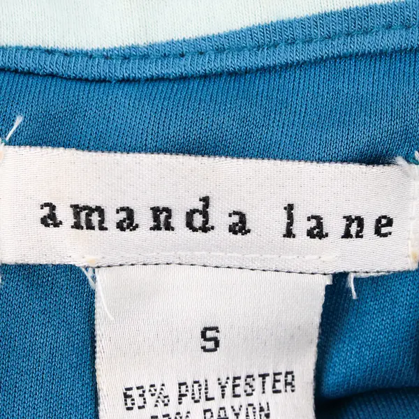 Amanda Lane Blue Striped Maxi Sundress Women's Size Small