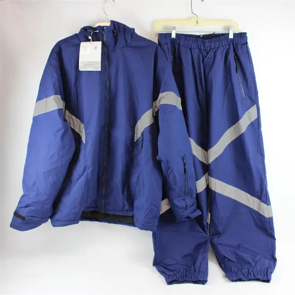 NWT GEMYSE Men's L Navy Blue Ski Suit Waterproof Jacket and Pants Matching Set