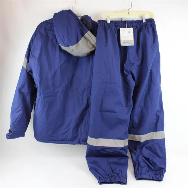 NWT GEMYSE Men's L Navy Blue Ski Suit Waterproof Jacket and Pants Matching Set