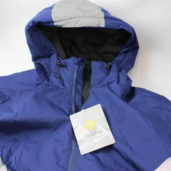 NWT GEMYSE Men's L Navy Blue Ski Suit Waterproof Jacket and Pants Matching Set