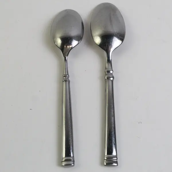 Lot of 3 Cambridge Silver Meridian Stainless Spoons - 2 Teaspoons 1 Dinner Spoon