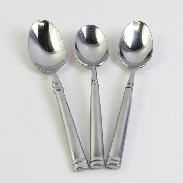 Lot of 3 Cambridge Silver Meridian Stainless Spoons - 2 Teaspoons 1 Dinner Spoon