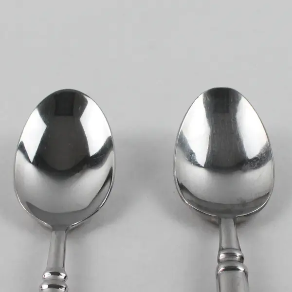 Lot of 2 Cambridge Silver Meridian Pattern Oval Soup Spoons Stainless 8.25" Good