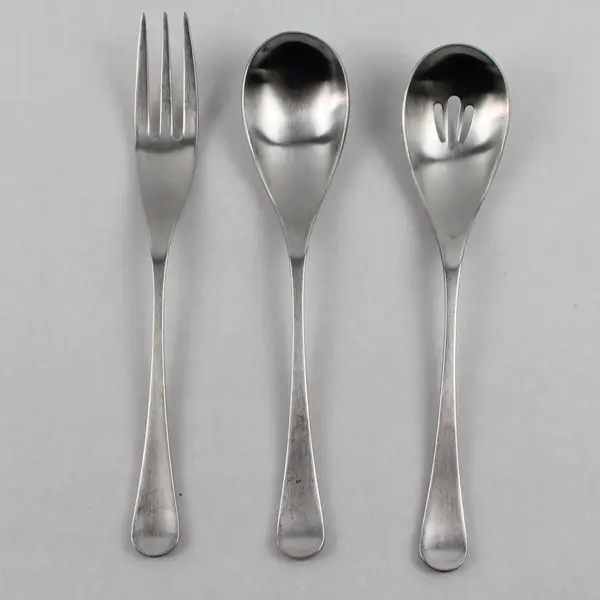 Lot of 3 Robert Welch RWII Satin Pattern 18/10 Stainless Serving Utensils Rare