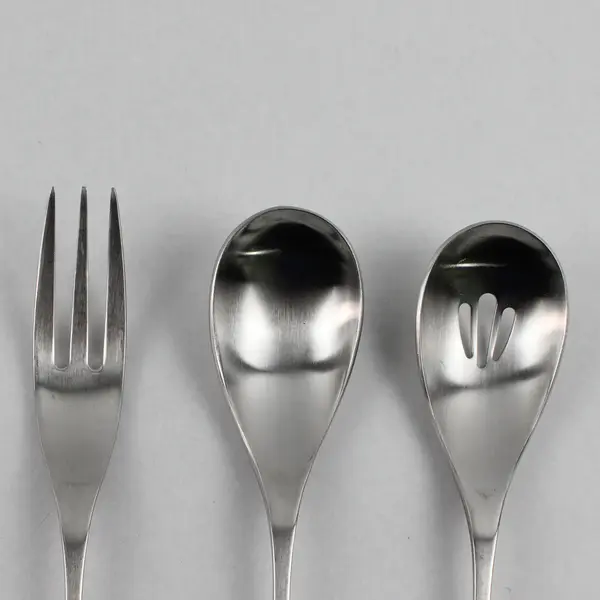 Lot of 3 Robert Welch RWII Satin Pattern 18/10 Stainless Serving Utensils Rare