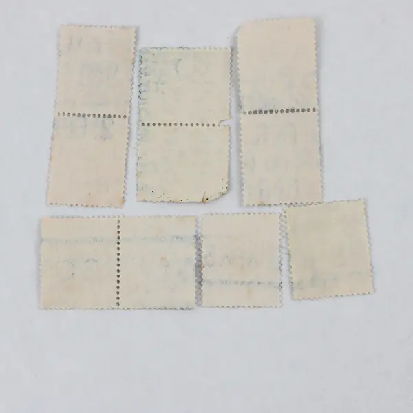 Lot Of 10 Great Britain King George V One Shilling Stamps Used Pairs Singles