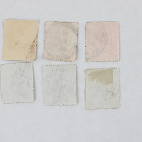 Lot Of 6 Great Britain King George V Half Penny One Penny Stamps Used