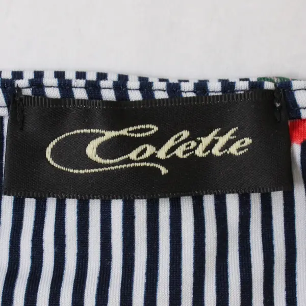 Colette Women's Sleeveless Top Striped Floral 2X