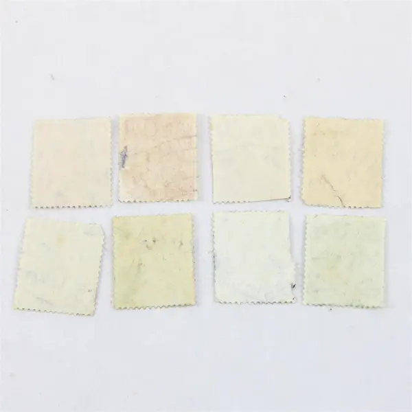 Lot Of 8 Great Britain King George V Halfpenny Three Halfpence Stamps Used