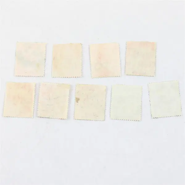 Lot Of 9 Great Britain King George V 1p 2.5d Stamps Used