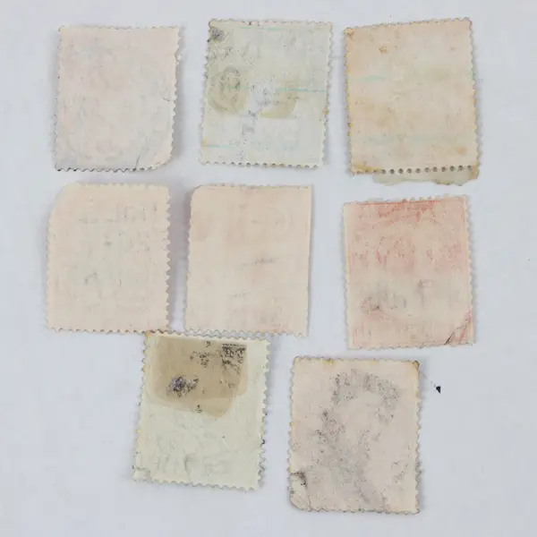 Lot Of 8 Great Britain King George V 1 Penny 2 Pence Halfpenny Stamps Used