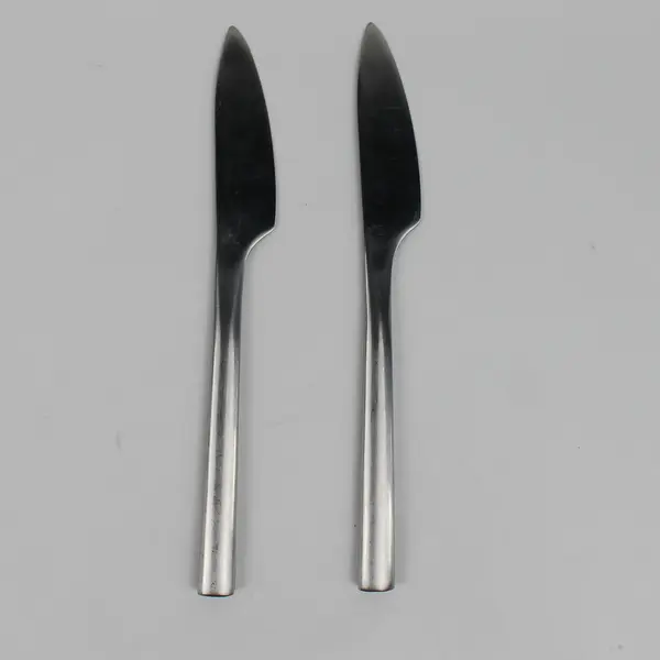 Lot of 2 Gourmet Settings GON8 'New French' Solid Knife  Stainless Steel