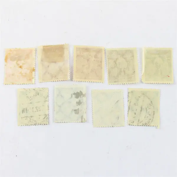 Lot Of 9 Weimar Germany Worker Farmer 5/20/25/40 Mark 100 Pfennig Stamps Used