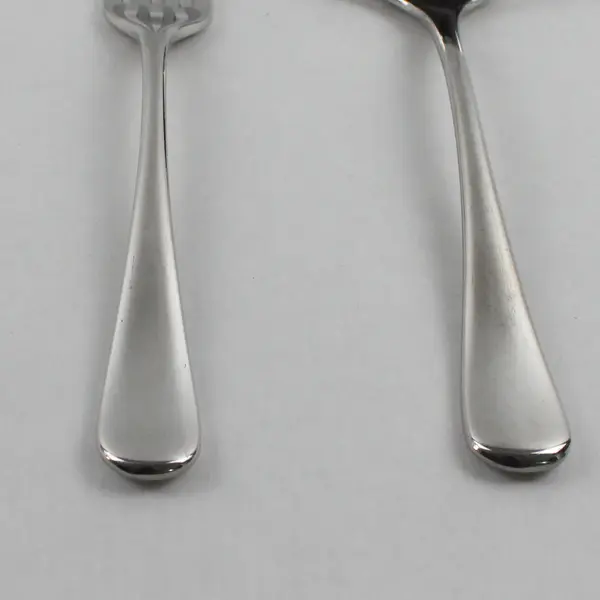 Lot of 2 Robert Welch Iona Tour Pattern 18/10 SS Salad Fork Gravy Ladle Rare HTF