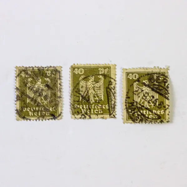Lot Of 10 Germany Imperial Eagle 5/10/40 Pfennig Stamps Used 1920s