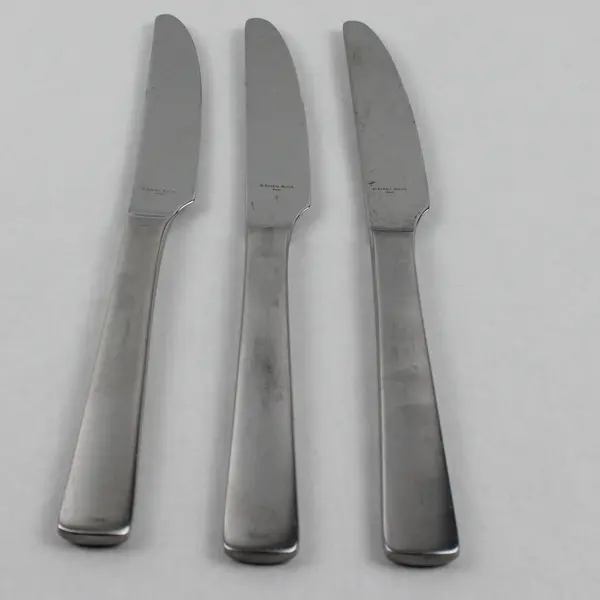 Lot of 3 Robert Welch Foster Pattern 18/10 Stainless 9.25" Dinner Knives