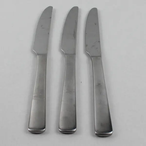 Lot of 3 Robert Welch Foster Pattern 18/10 Stainless 9.25" Dinner Knives