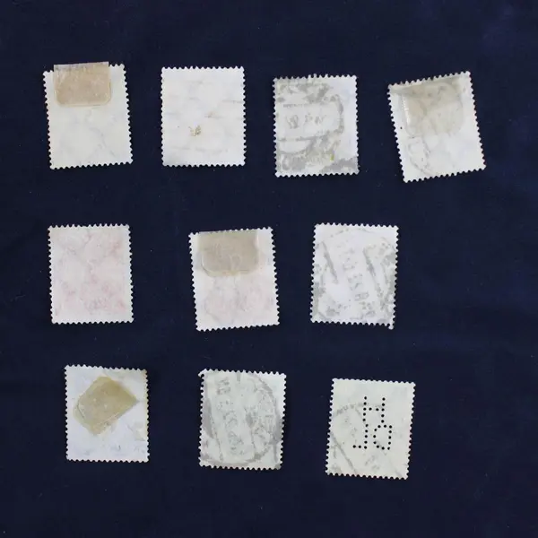 Lot Of 10 Germany Deutsches Reich Posthorn 2/3/4 Mark Stamps Used
