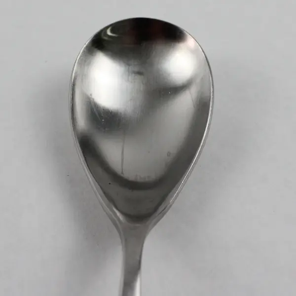 Robert Welch Deta Pattern 18/10 Stainless Oval-Shaped Soup Spoon 7.75" Rare HTF