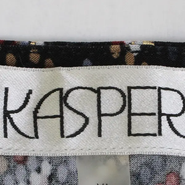 Kasper Women's Geometric Print Pleated Sleeveless Top Size XL