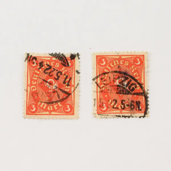 Lot Of 10 Germany Deutsches Reich Posthorn 2/3/4 Mark Stamps Used Canceled