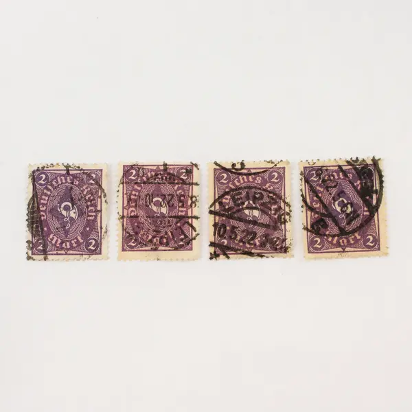 Lot Of 10 Germany Deutsches Reich Posthorn 2/3/4 Mark Stamps Used Canceled