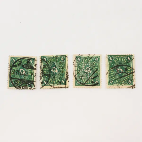 Lot Of 10 Germany Deutsches Reich Posthorn 2/3/4 Mark Stamps Used Canceled