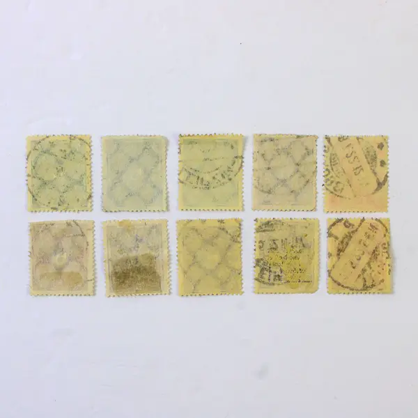 Lot Of 10 Germany Deutsches Reich Posthorn 2/3/4 Mark Stamps Used 1920s