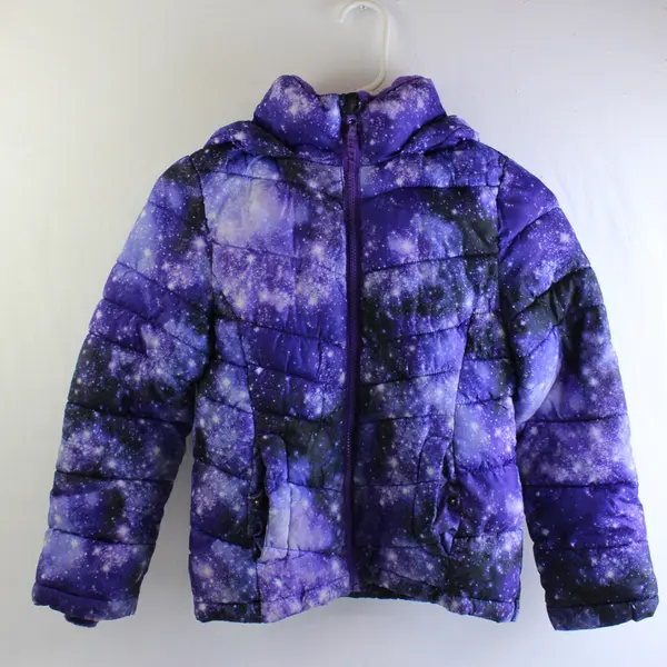 So Juniors 7/8 Galaxy Puffer Full Zip Up Winter Jacket