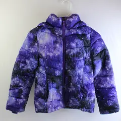 So Juniors 7/8 Galaxy Puffer Full Zip Up Winter Jacket