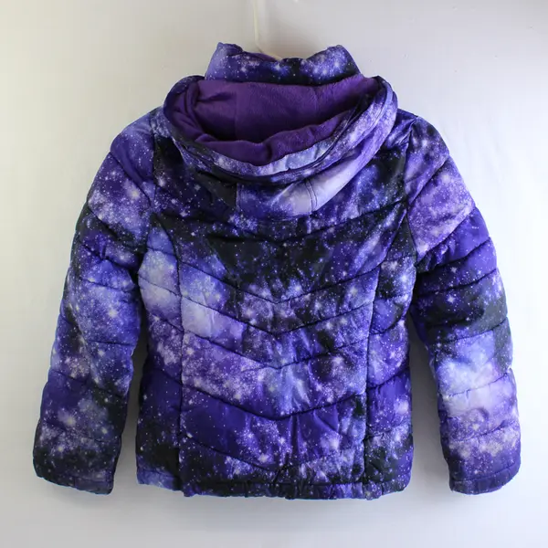 So Juniors 7/8 Galaxy Puffer Full Zip Up Winter Jacket