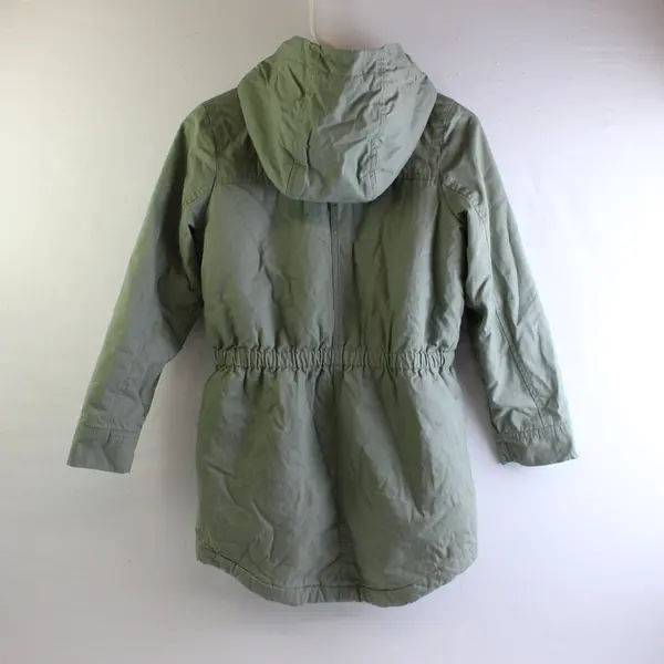 GAP Kids Youth L Green Hooded Cold Control Sherpa Lined Parka