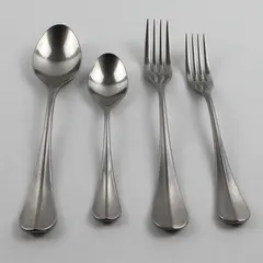 Lot of 4 Robert Welch Baguette Bright Pattern 18/10 Stainless Very Rare HTF