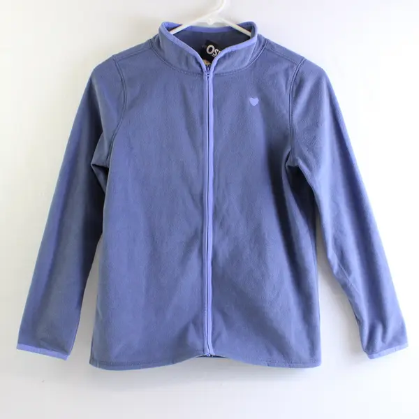 NWT Osh Kosh B'gosh Youth 14/14A Blue Full Zip Fleece Jacket