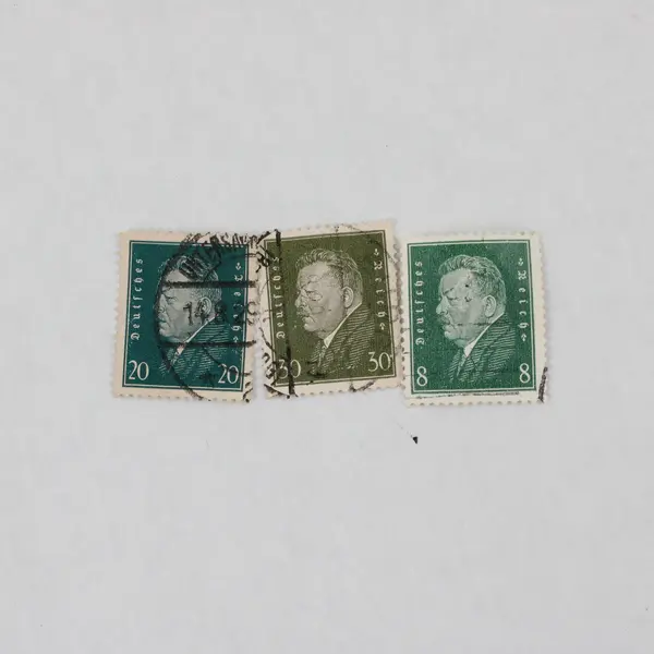 Lot Of 7 Germany Deutsches Reich Friedrich Ebert 8/20/30 Pfennig Stamps Used
