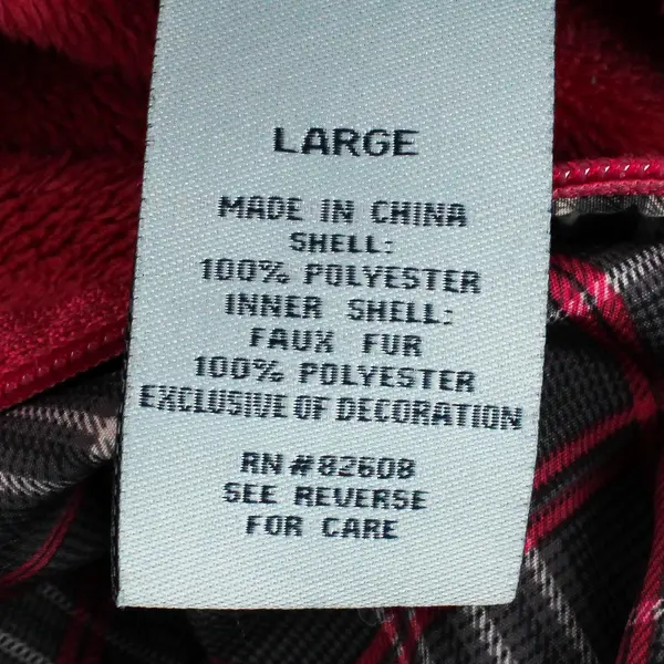 Free Country Girl's  L Gray/Pink Plaid Hybrid Full Zip Removable Hood Jacket