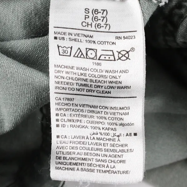 Old Navy Girls S (6-7) Army Green Cargo/Utility Full Zip and Button Jacket