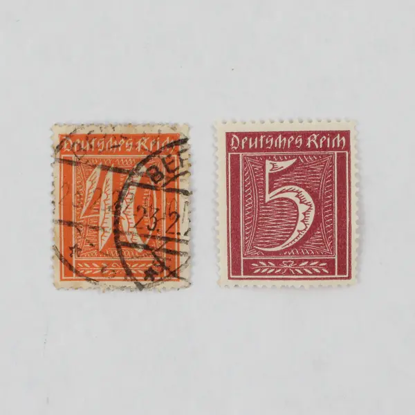 Lot Of 9 Germany Deutsches Reich 5/10/15/25/30/40/50 Pfennig Stamps Used 1920s