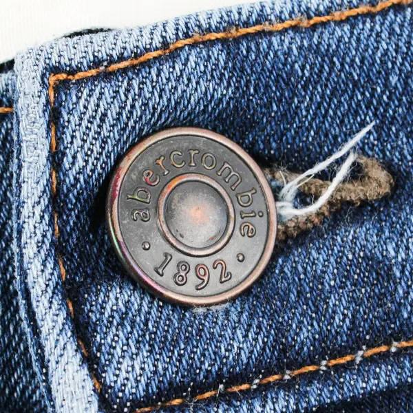 Abercrombie Kids Girls 9/10 Regular Medium Wash Blue Distressed Skinny Jeans