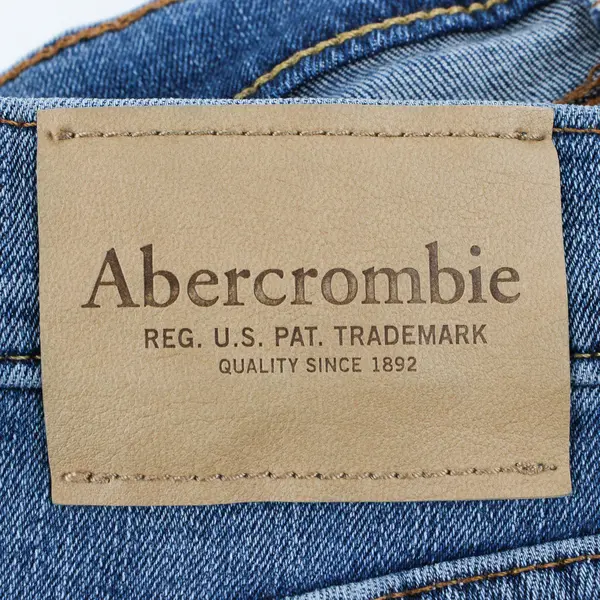 Abercrombie Kids Girls 9/10 Regular Medium Wash Blue Distressed Skinny Jeans