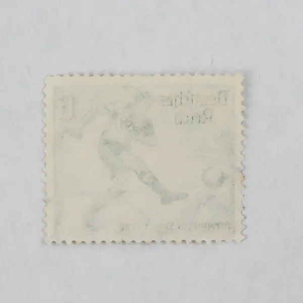 Germany Deutsches Reich 1936 Olympics Soccer Green 6 Pfennig Stamp Used 