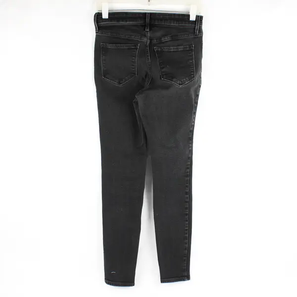 Old Navy Women's 4 Black Rockstar Super Skinny High Rise Denim Jeans