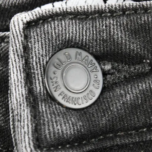 Old Navy Women's 4 Black Rockstar Super Skinny High Rise Denim Jeans