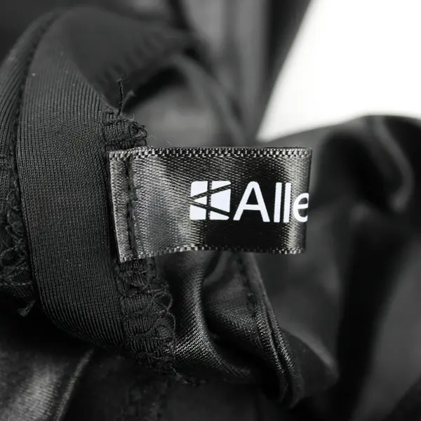 Allegra K Solid Black Tapered Pants Women's Size XL