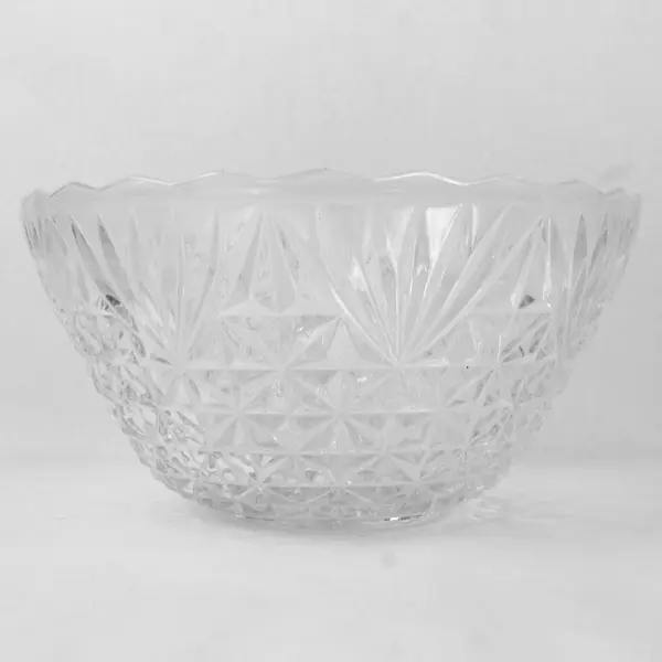 Vintage Anchor Hocking Arlington Pattern Punch Bowl Set w/ 8 Cups 