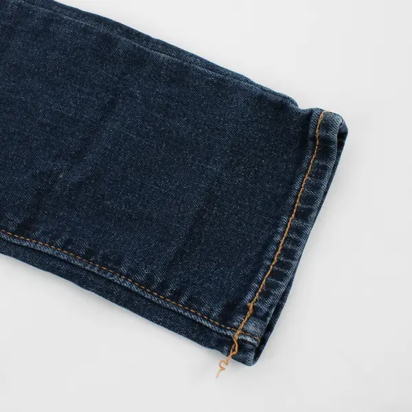 Unbranded Youth Girls L (10-12) Dark Wash Skinny Elastic Waist Denim Jeans