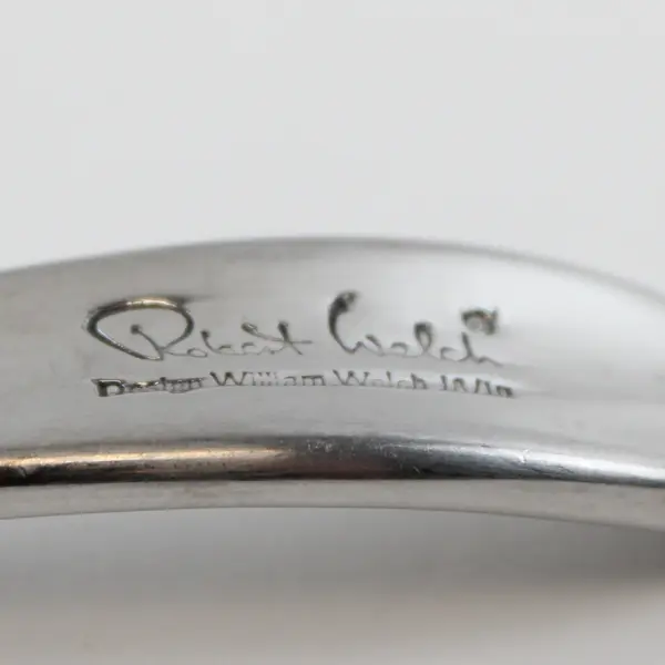 Robert Welch Deta Mirror Pattern 18/10 Stainless Teaspoon 6.25" Rare HTF