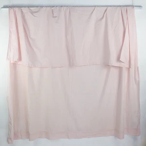 Lot Of 2 Martex Matching Solid Pink Color 1 Fitted Sheet & 1 Flat Sheet King Sz