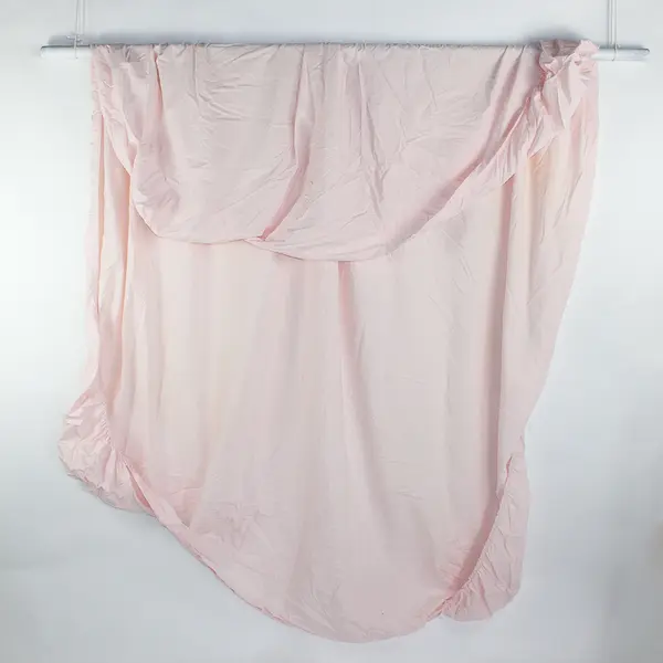 Lot Of 2 Martex Matching Solid Pink Color 1 Fitted Sheet & 1 Flat Sheet King Sz