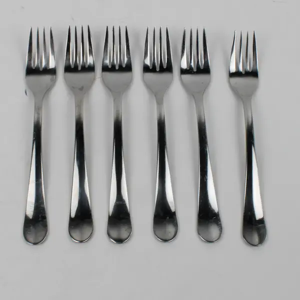 Lot Of 6 Gourmet Settings GS Windermere (Stainless) Flatware Dinner Forks 8"